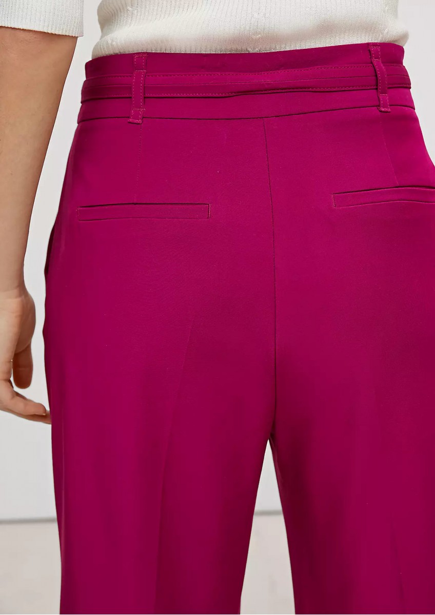 Женские темно-розовые брюки