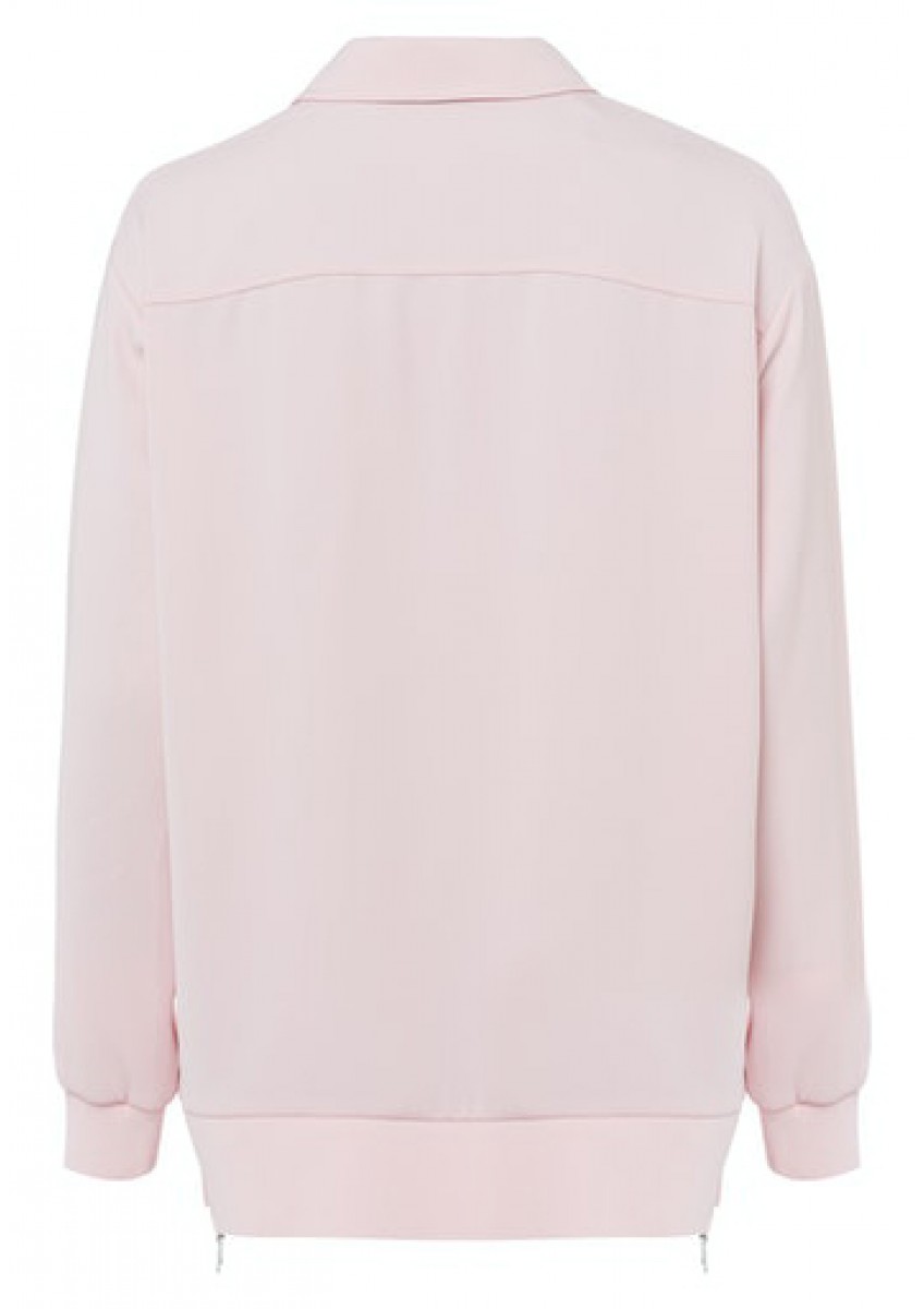 Женская светло-розовая блузка