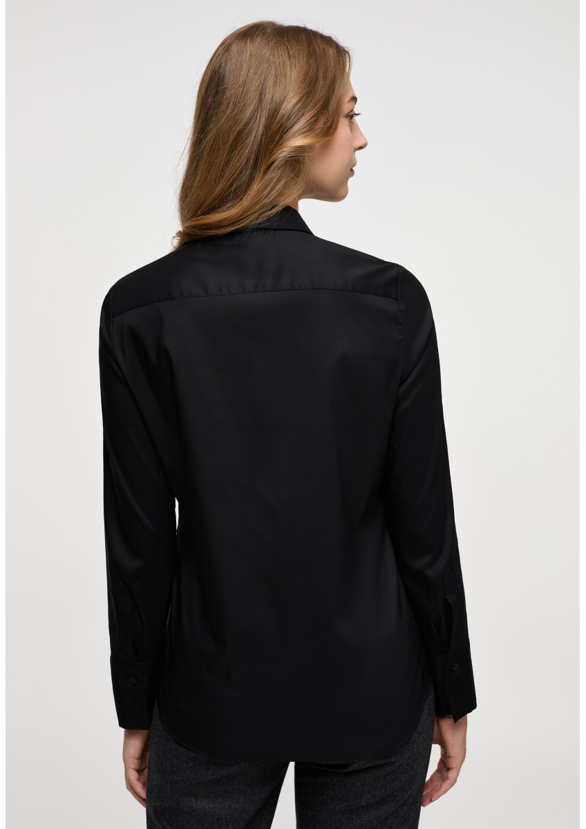 Женская черная блузка ETERNA