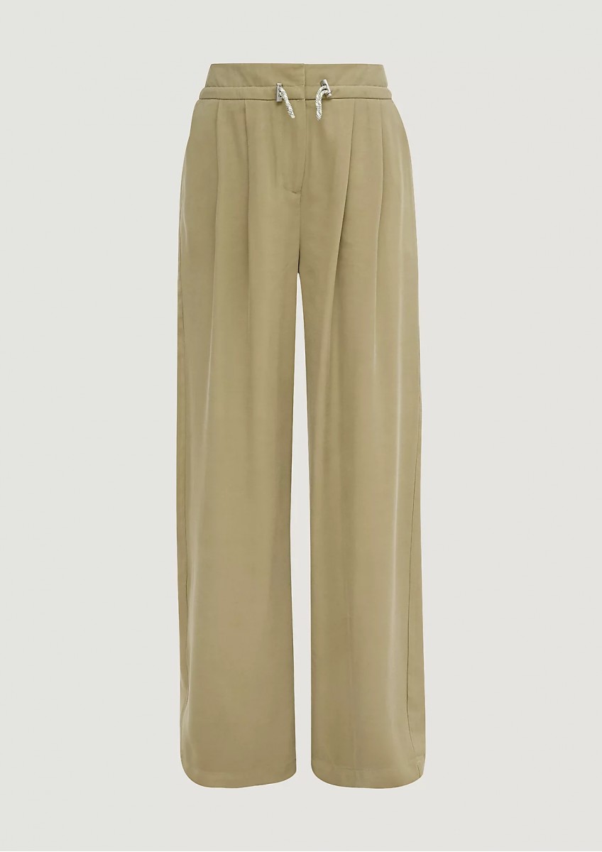 Женские светло-оливковые брюки