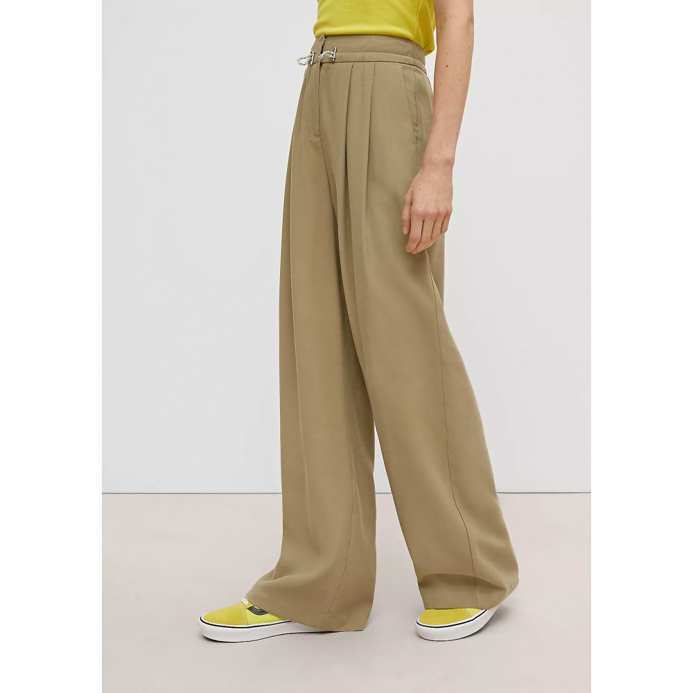 Женские светло-оливковые брюки
