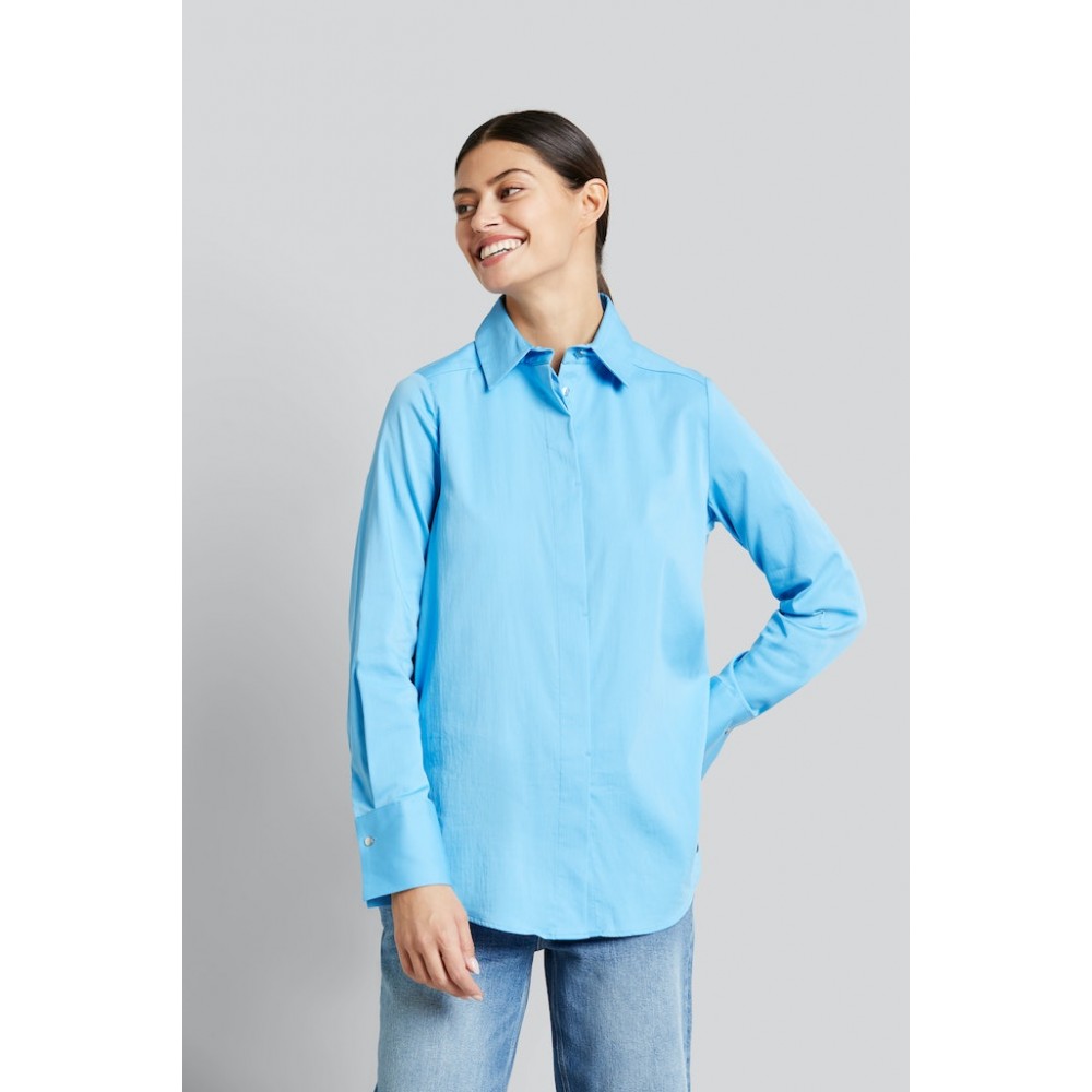 Женская синяя блузка