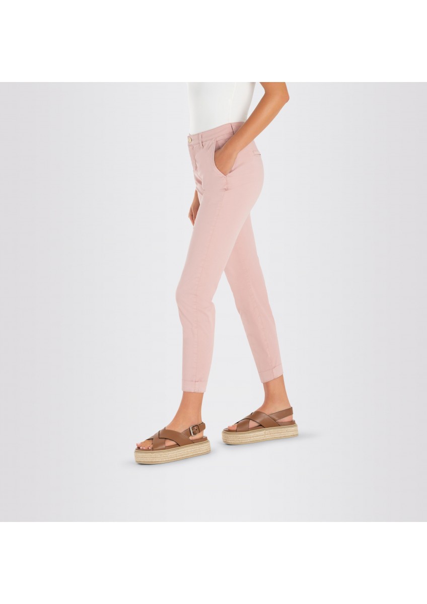 Женские светло-розовые брюки