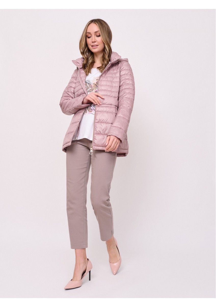 Женская серо-розовая куртка Franco Vello