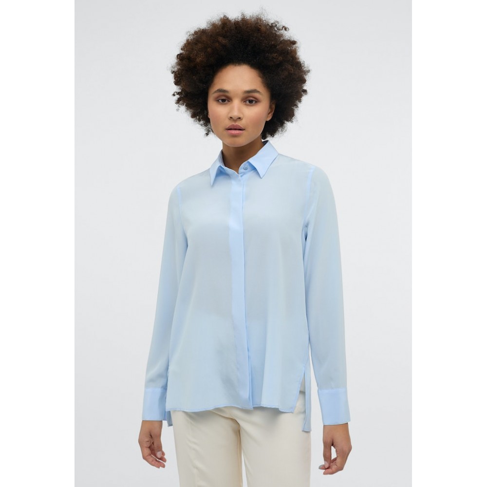 Женская небесно-голубая блузка ETERNA