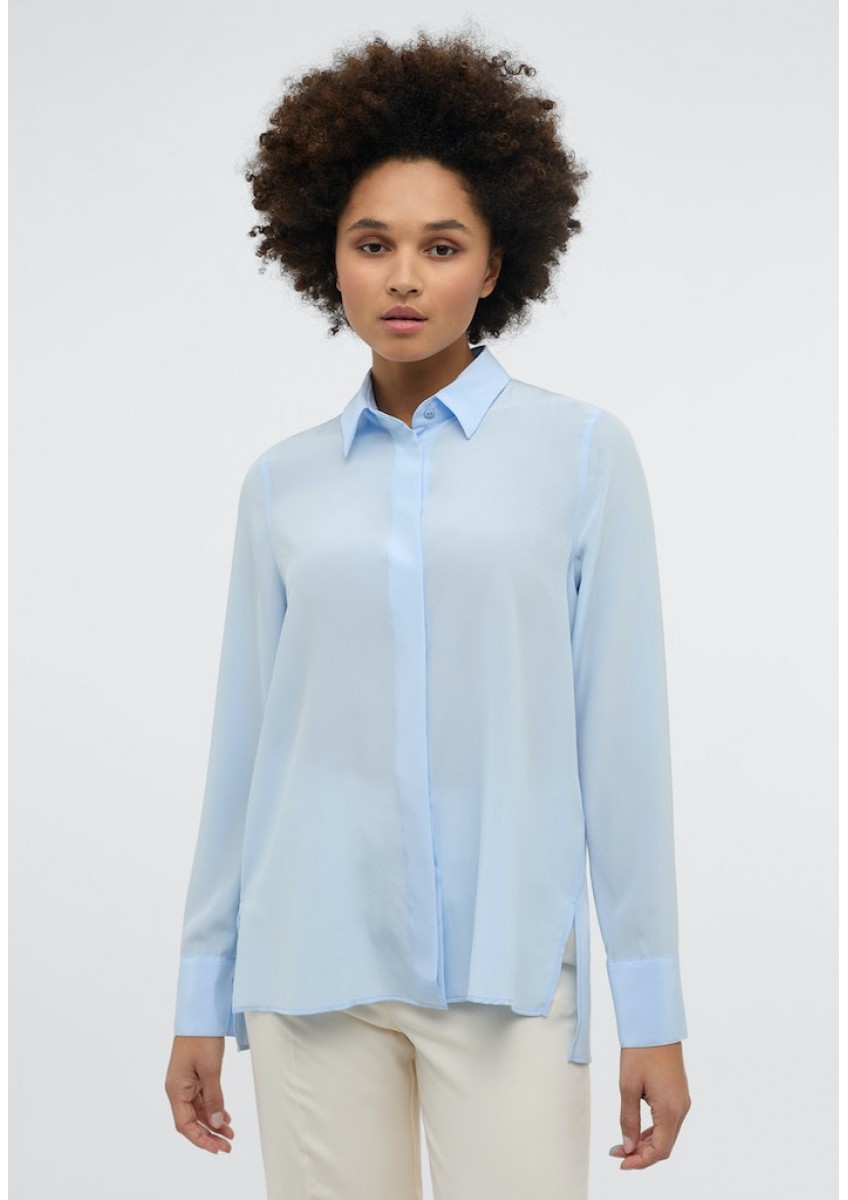 Женская небесно-голубая блузка ETERNA