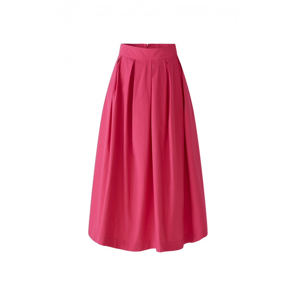 Женская розовая юбка миди 100% хлопок OUI