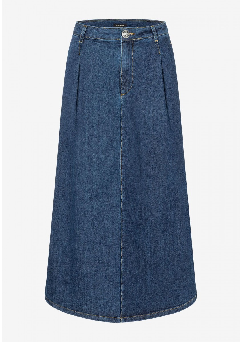 Женская синяя джинсовая юбка MORE & MORE